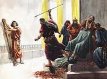 David Fleeing From Saul