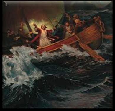 Jesus Calms the Stormy Sea