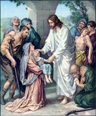 Jesus Heals a Demoniac Girl